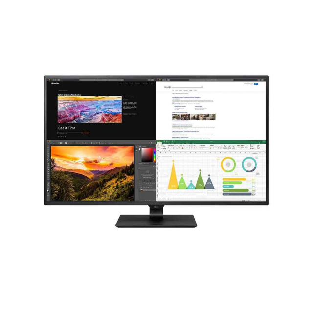 LG 43BN70U-B 43" IPS LED 3840x2160 Mega:1 8ms 350cd HDMI DP USB-C repro