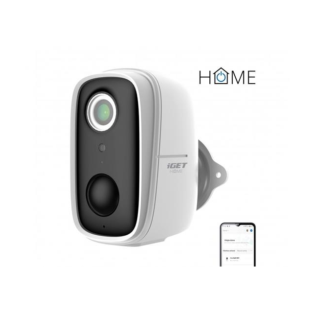 iGET HOME Camera CS9 Battery - Bezdrátová samostatná bateriová venkovní/vnitřní IP FullHD kamera, Wi