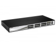 "28-Port Gigabit PoE+ Smart Switch including 4 SFP Ports- Power budget 370W- Metro Ethernet features