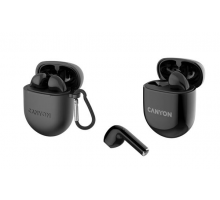 Canyon TWS-6, True Wireless Bluetooth slúchadlá do uší, nabíjacia stanica v kazete, čierne