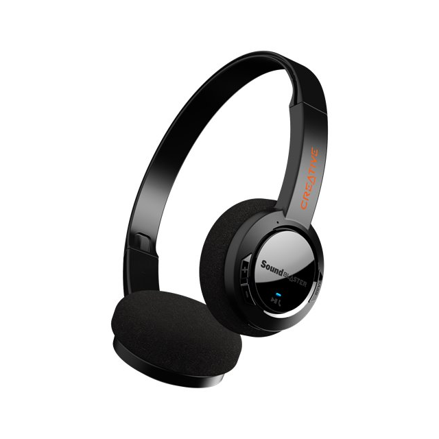 Creative Sound Blaster JAM V2, Bluetooth slúchadlá na uši s mikrofónom, čierne