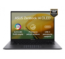 ASUS Zenbook 14 UM3402YA-OLED596W, Ryzen 5 7530U, 14.0˝ 2880x1800, UMA, 16GB, SSD 512GB, W11H NumPad