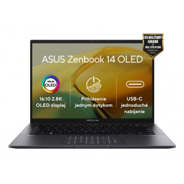 ASUS Zenbook 14 UM3402YA-OLED596W, Ryzen 5 7530U, 14.0˝ 2880x1800, UMA, 16GB, SSD 512GB, W11H NumPad