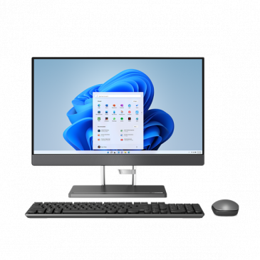 Lenovo IC 5 24IAH7 AIO i5-12500H 23.8" FHD matný UMA 16GB 512GB W11 šedý 2y CI