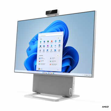 Lenovo IC Yoga 7 27ARH7 AIO Ryzen 7 6800H 27.0" UHD 400N matný Radeon RX 6600M/8GB 32GB 1TB W11 šedý