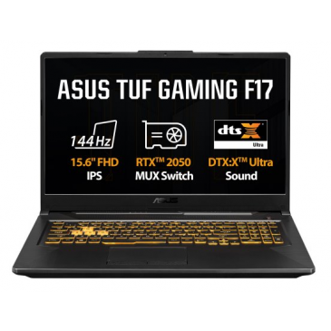 ASUS TUF Gaming FX706HF-HX014W, i5-11400H, 17.3˝ 1920x1080 FHD, RTX2050/4GB, 16GB, SSD 512GB, W11H
