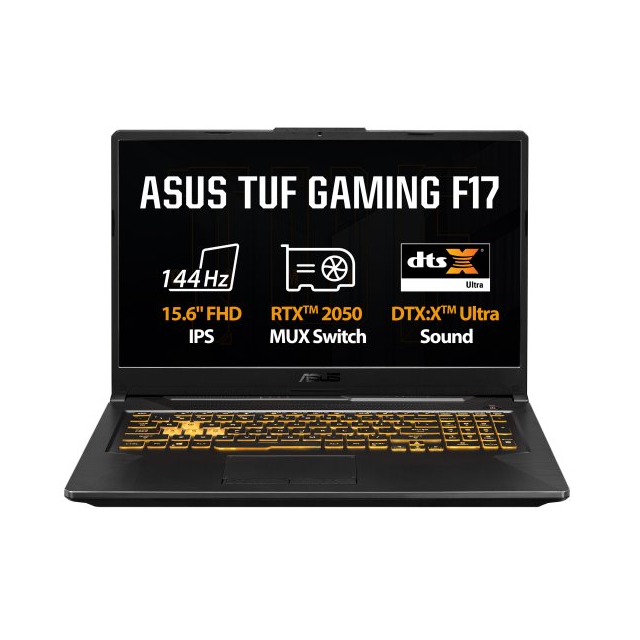 ASUS TUF Gaming FX706HF-HX014W, i5-11400H, 17.3˝ 1920x1080 FHD, RTX2050/4GB, 16GB, SSD 512GB, W11H