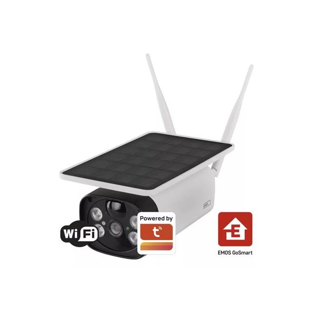 Emos GoSmart Venkovní bateriová kamera IP-600 EYE s Wi-Fi a solárním panelem