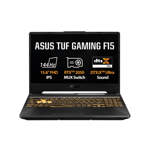ASUS TUF Gaming F15 FX506HF-HN004W, i5-11400H, 15.6˝ 1920x1080 FHD, RTX2050/4GB, 16GB, SSD 512GB,