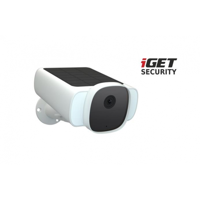 iGET SECURITY EP29 White - Bateriová solární Wi-Fi IP kamera fungující samostatně a také pro alarm