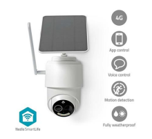 Nedis SIMCBO50WT - SmartLife Venkovní Kamera| 4G | Náklon | Full HD 1080p | IP65| Noční vidění |