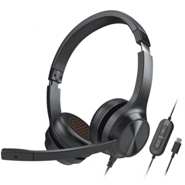 Creative Chat USB, headset, mikrofón s potláčaním šumu, ovládanie na kábli + Smart Comms Kit, čierny