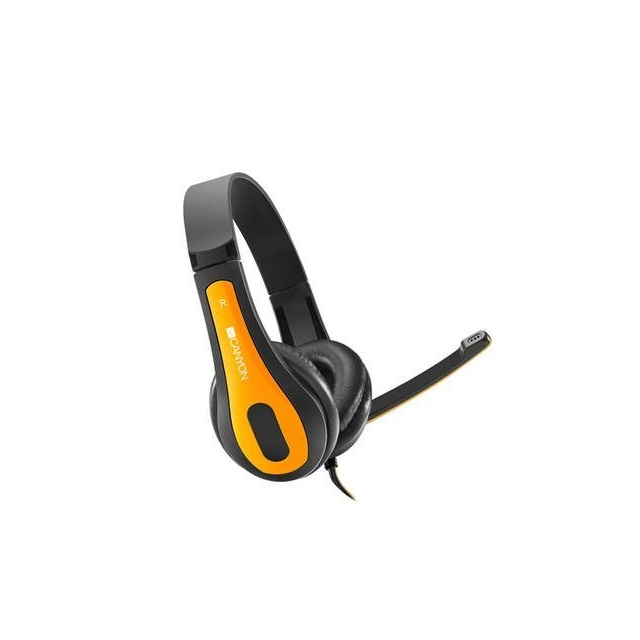 Canyon HSC-1, PC Headset, slúchadla s mikrofónom, 1 x 3.5mm jack komb., ovládanie na kábli, 2 m,