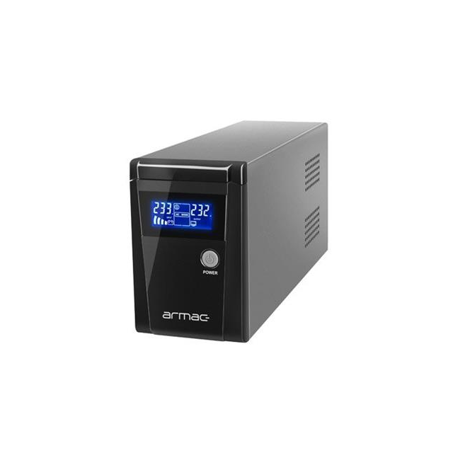 ARMAC UPS OFFICE 850F LCD 2 SCHUKO OUTLETS 230V METAL CASE