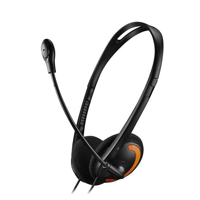 Canyon HS-01, PC Headset, 2 x 3.5mm mini-jack, slúchadla s mikrofónom, ovládanie na kábli, 1.8m,