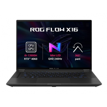 ASUS ROG Flow X16 GV601VV-NEBULA014W, i9-13980HX, 16.0˝ 2560x1600 WQXGA/Touch, RTX 4060/8GB, 16GB,