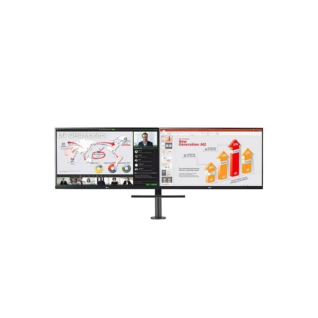 LG 27QP88DP-BS 27"W IPS 2560x1440 5ms 5 000 000:1 250cd HDMI DP USB-C(65W) PIVOT čierny