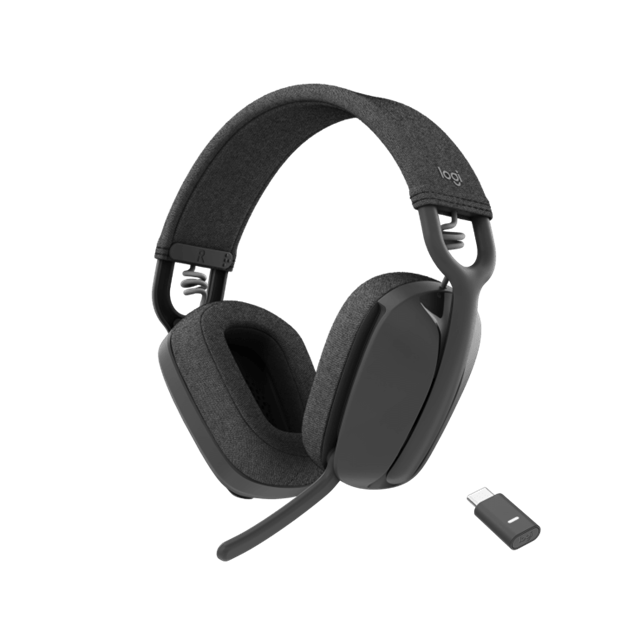 Logitech® Zone Vibe Wireless UC wireless headset - GRAPHITE