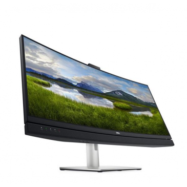 Dell 34 Curved Video Conferencing Monitor - C3424WE - 34" LCD Dell P3424WE IPS Curved 21:9, černý