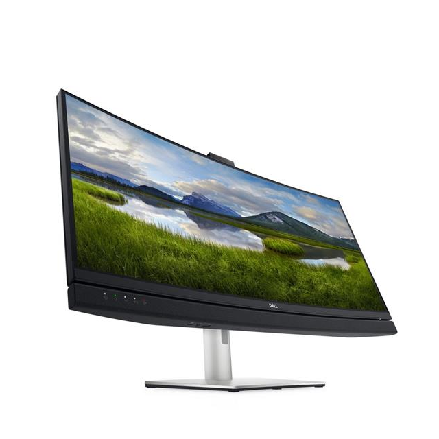 Dell 34 Curved Video Conferencing Monitor - C3424WE - 34" LCD Dell P3424WE IPS Curved 21:9, černý