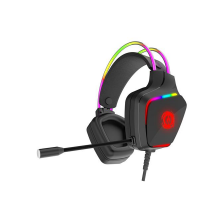 Canyon GH-9A, Darkless herný headset, USB / 2x 3.5mm jack, 2m kábel, multicolor RGB podsvietenie,