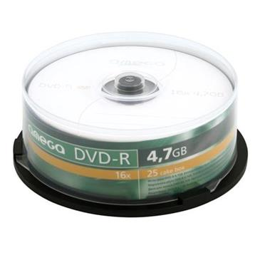 OMEGA DVD-R 4,7GB 16X CAKE*25