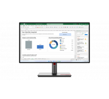 Lenovo P27h-30 27" 2560x1440 QHD 1000:1 250N 4ms HDMI+DP+USB+USB-B+USB-C+RJ45 dock+dobijanie NTB