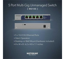 Netgear5-Port Multi-Gigabit (2.5G) Ethernet Unmanaged Switch