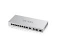 Zyxel  XGS1010-12 v2, 12-Port Gigabit Unmanaged Switch with 8-Port 1G + 2-Port 2.5G + 2-Port SFP+