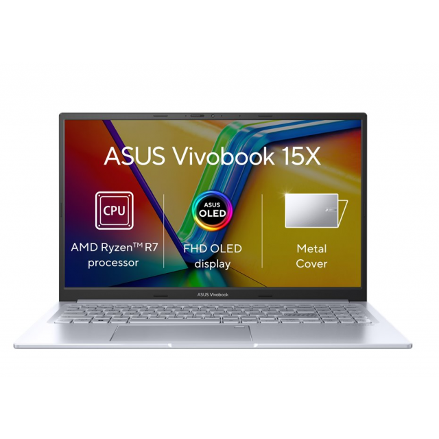 ASUS Vivobook M3504YA-OLED044W, Ryzen 7 7730U, 15.6˝ 1920x1080 FHD, UMA, 16GB, SSD 1TB, W11H FPR