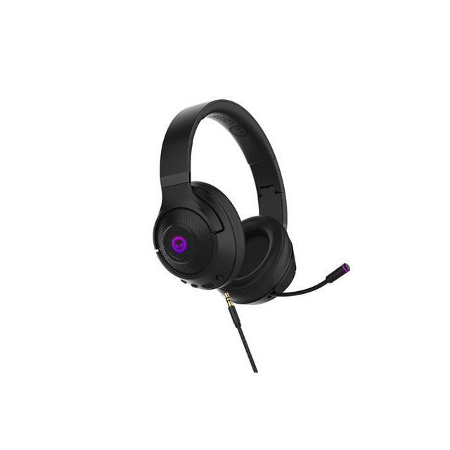 Lorgar Kaya 360, herný headset, virtual priestorový zvuk 7.1, USB-A, čierny