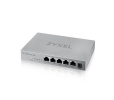 Zyxel XMG-105 5 Ports 2,5G + 1 SFP+, 4 ports 70W total PoE++ Desktop MultiGig unmanaged Switch