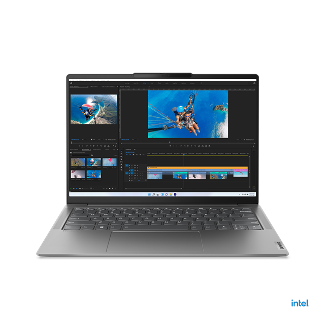 Lenovo IP Yoga Slim 6 14IAP8, i5-1240P, 14.0˝ 2240x1400, UMA, 16GB, SSD 512GB, W11H, matný, šedý, 2y