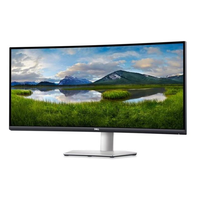 Dell 34 Curved Monitor - S3422DW - 34"/VA/3440x1440/100Hz/4ms/Silver/3RNBD