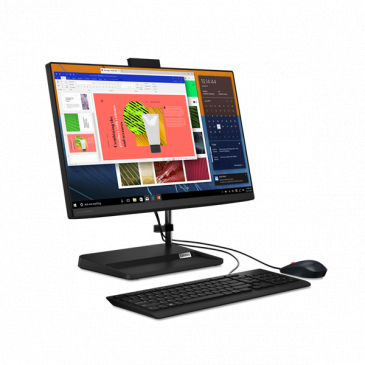 Lenovo IC 3 24ADA6 AIO, Silver 3050U, 23.8˝ 1920x1080, UMA, 8GB, SSD 128GB, W11H, matný, čierny, 2y