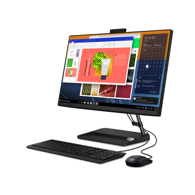 Lenovo IC 3 24IAP7 AIO, Pentium Gold 8505, 23.8˝ 1920x1080, UMA, 8GB, SSD 512GB, W11H, matný, čierny