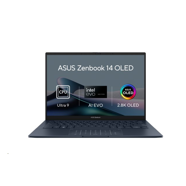 ASUS Zenbook 14 UX3405MA-OLED341X, Intel Ultra 9 - 185H, 14.0˝ 2880x1800/Touch, UMA, 16GB, SSD 1TB,