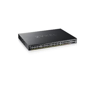 Zyxel XGS2220-54HP, L3 Access Switch, 600W PoE, 40xPoE+/10xPoE++, 48x1G RJ45 2x10mG RJ45, 4x10G SFP+