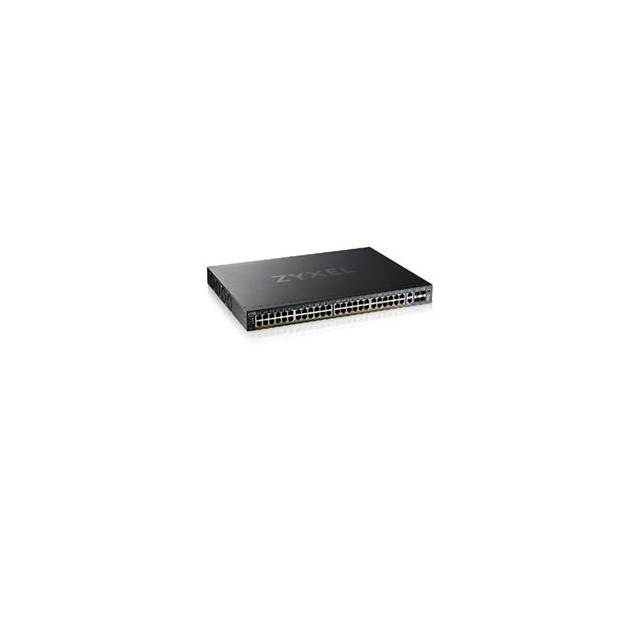 Zyxel XGS2220-54HP, L3 Access Switch, 600W PoE, 40xPoE+/10xPoE++, 48x1G RJ45 2x10mG RJ45, 4x10G SFP+