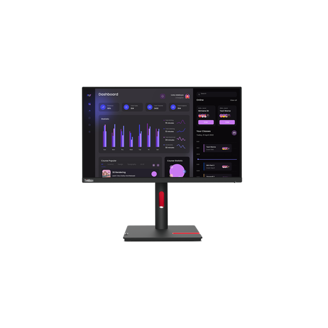 Lenovo T24i-30 24" 1920x1080 1000:1 250N 4ms HDMI+DP+USB+USB-B lift 3y