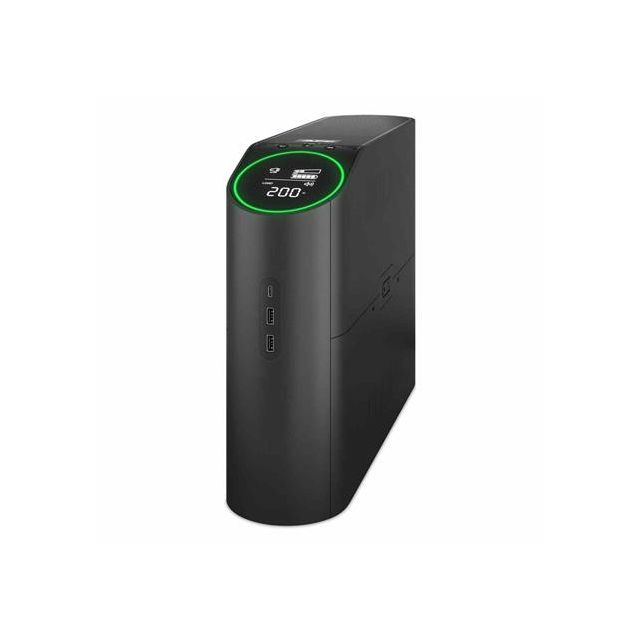 APC Back-UPS Pro, 2200VA/1320W, Tower, 230V, 4x Schuko and 2x IEC C13 outlets, RGB Lights, Pure Sine