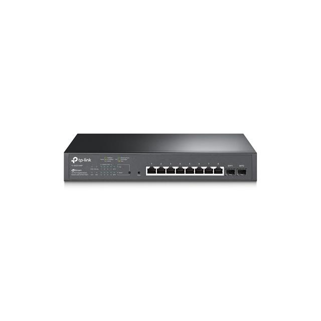 TP-Link TL-SG2210MP JetStream Switch, 8x GLAN PoE+, 2x SFP budget 150W, OMADA SDN