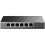 TP-Link TL-SF1006P PoE switch 6port LAN /4x POE out 67W (až 30W/port)