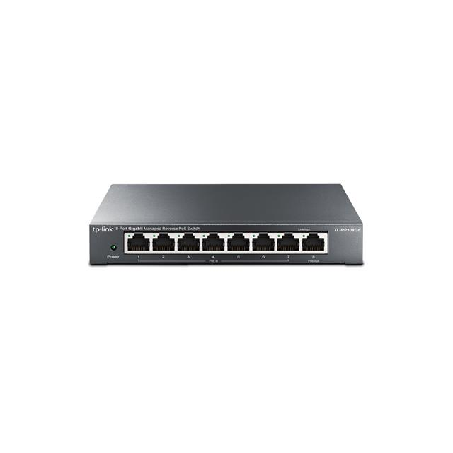 TP-Link TL-RP108GE Reverzní Gigabitový PoE switch, 8 portů