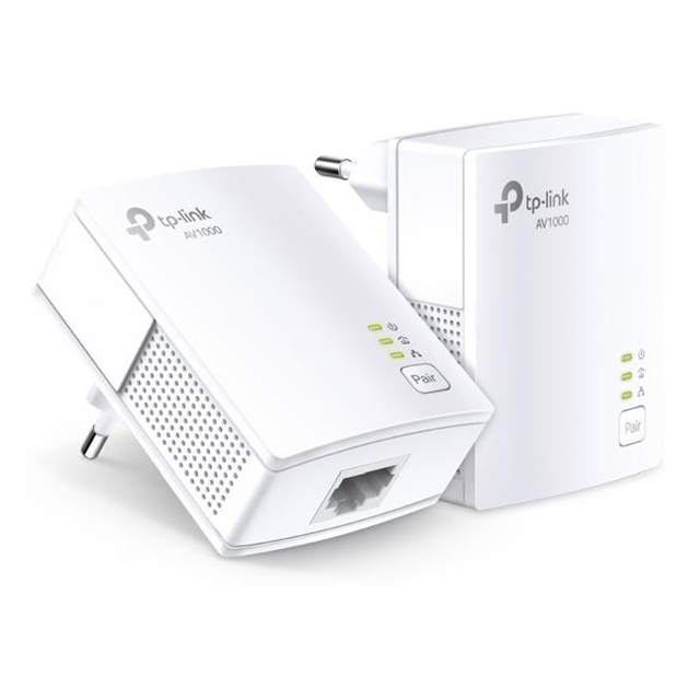 TP-Link TL-PA7017KIT AV1000 Powerline Starter Kit, 1x GLAN