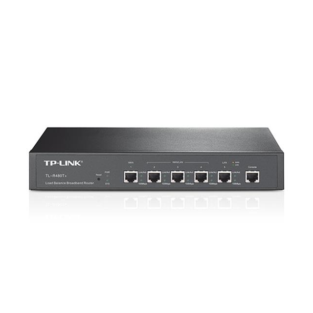 TP-Link TL-R480T+  SMB Router, 1xLAN, 1xWAN, 3x LAN/WAN
