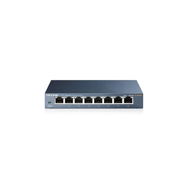 TP-Link TL-SG108 switch 8xLan 10/100/1000Mbps, kovový
