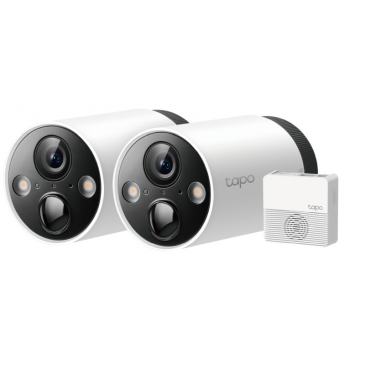 TP-Link Tapo C420S2 - 2 × Tapo C420, 1 × Tapo H200 - Chytrý bezdrátový systém bezpečnostních kamer,