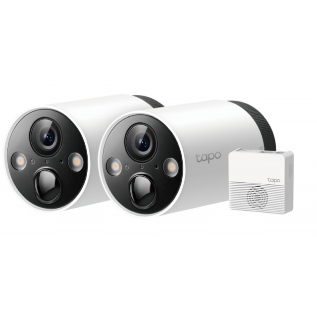TP-Link Tapo C420S2 - 2 × Tapo C420, 1 × Tapo H200 - Chytrý bezdrátový systém bezpečnostních kamer,