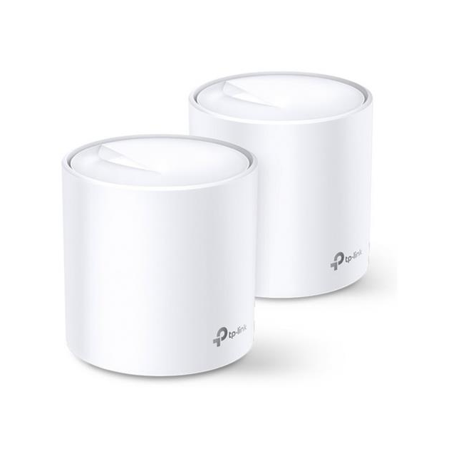 TP-Link Deco X60(2-pack) - AX5400 Meshový Wi-Fi 6 systém pro chytré domácnosti - HomeCare - (2-pack)